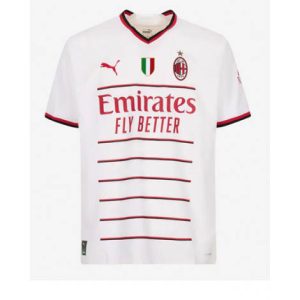 AC Milan Rafael Leao #17 Uit tenue Mensen 2022-23 Korte Mouw-1