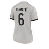 Dames Paris Saint-Germain Marco Verratti #6 Uit tenue 2022-23 Korte Mouw