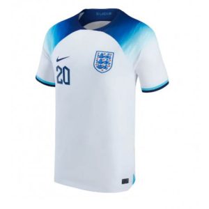 Engeland Phil Foden #20 Thuis tenue Mensen WK 2022 Korte Mouw-1