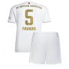Kids Bayern Munich Benjamin Pavard #5 Uit tenue 2022-23 Korte Mouw (+ Korte broeken)