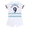 Kids Chelsea Aubameyang #9 Uit tenue 2022-23 Korte Mouw (+ Korte broeken)