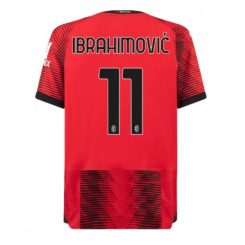 AC Milan Zlatan Ibrahimovic #11 Thuis tenue Mensen 2023-24 Korte Mouw