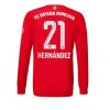 Bayern Munich Lucas Hernandez #21 Thuis tenue Mensen 2022-23 Lange Mouw