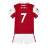 Kids Arsenal Bukayo Saka #7 Thuis tenue 2022-23 Korte Mouw (+ Korte broeken)