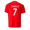 Zwitserland Breel Embolo #7 Thuis tenue Mensen WK 2022 Korte Mouw