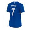 Dames Everton Dwight McNeil #7 Thuis tenue 2022-23 Korte Mouw