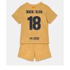 Kids Barcelona Jordi Alba #18 Uit tenue 2022-23 Korte Mouw (+ Korte broeken)