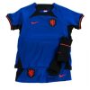 Kids Nederland Uit tenue WK 2022 Korte Mouw (+ Korte broeken)
