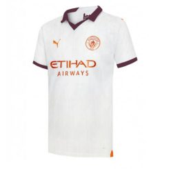 Manchester City Kevin De Bruyne #17 Uit tenue Mensen 2023-24 Korte Mouw-1