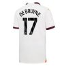 Manchester City Kevin De Bruyne #17 Uit tenue Mensen 2023-24 Korte Mouw