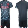 Manchester City Derde Shirt 2023-2024 Korte Mouw (+ Korte broeken) Voetbalshirts