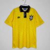 Brazilië 1991/93 Thuis tenue Korte Mouw Klassieke Retro Voetbalshirts