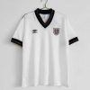 Engeland 1984/87 Thuis tenue Korte Mouw Klassieke Retro Voetbalshirts