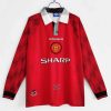 Manchester United 1996/97 Thuis tenue Lange Mouwen Klassieke Retro Voetbalshirts
