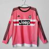 Juventus 2015/16 Uitshirt Lange Mouwen Klassieke Retro Voetbalshirts