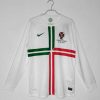 Portugal 2012/13 Uitshirt Lange Mouwen Klassieke Retro Voetbalshirts