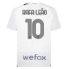 AC Milan Rafael Leão #10 Uitshirt 2023-2024 Voetbalshirt met Korte Mouw