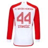 FC Bayern München Josip Stanišić #44 Thuisshirt 2023-2024 Voetbalshirt met Lange Mouwen