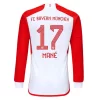 FC Bayern München Sadio Mane #17 Thuisshirt 2023-2024 Voetbalshirt met Lange Mouwen