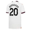 Manchester City Bernardo Silva #20 Uitshirt 2023-2024 Voetbalshirts Korte Mouw