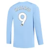 Manchester City Erling Haaland #9 Thuisshirt 2023-2024 Voetbalshirts Lange Mouwen