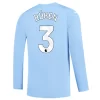 Manchester City Ruben #3 Thuisshirt 2023-2024 Voetbalshirts Lange Mouwen