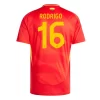 Spanje Rodrigo #16 Thuisshirt EK 2024 Voetbalshirts Korte Mouw