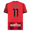 AC Milan Christian Pulisic #11 Thuisshirt 2023-2024 Voetbalshirts Korte Mouw