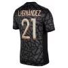 Paris Saint Germain PSG Lucas Hernández #21 Derde Shirt 2023-2024 Voetbalshirts Korte Mouw
