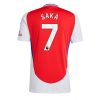 Arsenal Bukayo Saka #7 Thuisshirt 2024-2025 Voetbalshirts Korte Mouw