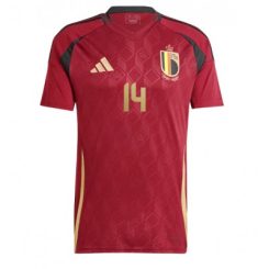 België Dodi Lukebakio #14 Thuisshirt EK 2024 Voetbalshirts Korte Mouw-1