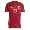 België Michy Batshuayi #23 Thuisshirt EK 2024 Voetbalshirts Korte Mouw-1