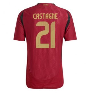 België Timothy Castagne #21 Thuisshirt EK 2024 Voetbalshirts Korte Mouw
