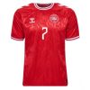 Denemarken Mathias Jensen #7 Thuisshirt EK 2024 Voetbalshirts Korte Mouw