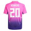 Duitsland Benjamin Henrichs #20 Uitshirt EK 2024 Voetbalshirts Korte Mouw