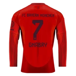 FC Bayern München Serge Gnabry #7 Thuisshirt 2024-2025 Voetbalshirts Lange Mouwen