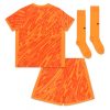 Kids Engeland Keeper Thuisshirt EK 2024 Voetbalshirts Korte Mouw (+ Korte broeken)-1