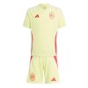 Kids Spanje Uitshirt EK 2024 Voetbalshirts Korte Mouw (+ Korte broeken)