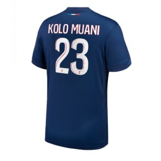 Paris Saint-Germain Randal Kolo Muani #23 Thuisshirt 2024-2025 Voetbalshirts Korte Mouw