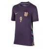 Dames Engeland Harry Kane #9 Uitshirt EK 2024 Voetbalshirts Korte Mouw-1