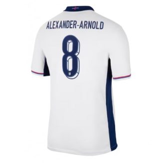 Engeland Alexander-Arnold #8 Thuisshirt EK 2024 Voetbalshirts Korte Mouw