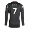 Goedkope Arsenal Bukayo Saka #7 Uitshirt 2024-2025 Lange Mouwen Kopen