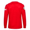 Goedkope EK 2024 Denemarken Thuisshirt Lange Mouwen Patch Kopen-1