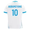 Goedkope Olympique de Marseille Pierre-Emerick Aubameyang #10 Thuisshirt 2024-2025 Korte Mouw Kopen