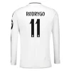 Goedkope Real Madrid Rodrygo #11 Thuisshirt 2024-2025 Lange Mouwen Kopen