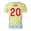 Goedkope Spanje Pedri Gonzalez #20 Uitshirt EK 2024 Voetbalshirts Korte Mouw Kopen