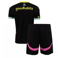 Kids PSV Eindhoven Uitshirt 2024-2025 Voetbalshirts Korte Mouw (+ Korte broeken)-1