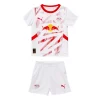Kids RB Leipzig Thuisshirt 2024-2025 Korte Mouw (+ Korte broeken)