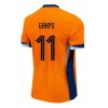 Nederland Cody Gakpo #11 Thuisshirt EK 2024 Voetbalshirts Korte Mouw