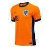 Nederland Donyell Malen #18 Thuisshirt EK 2024 Voetbalshirts Korte Mouw-1